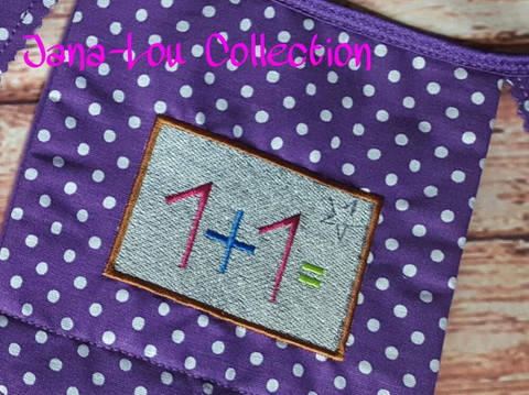 Stickdatei, Tafel 10x10 Applikation 2er Set