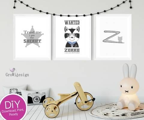 DIY Poster "Zorrobär"