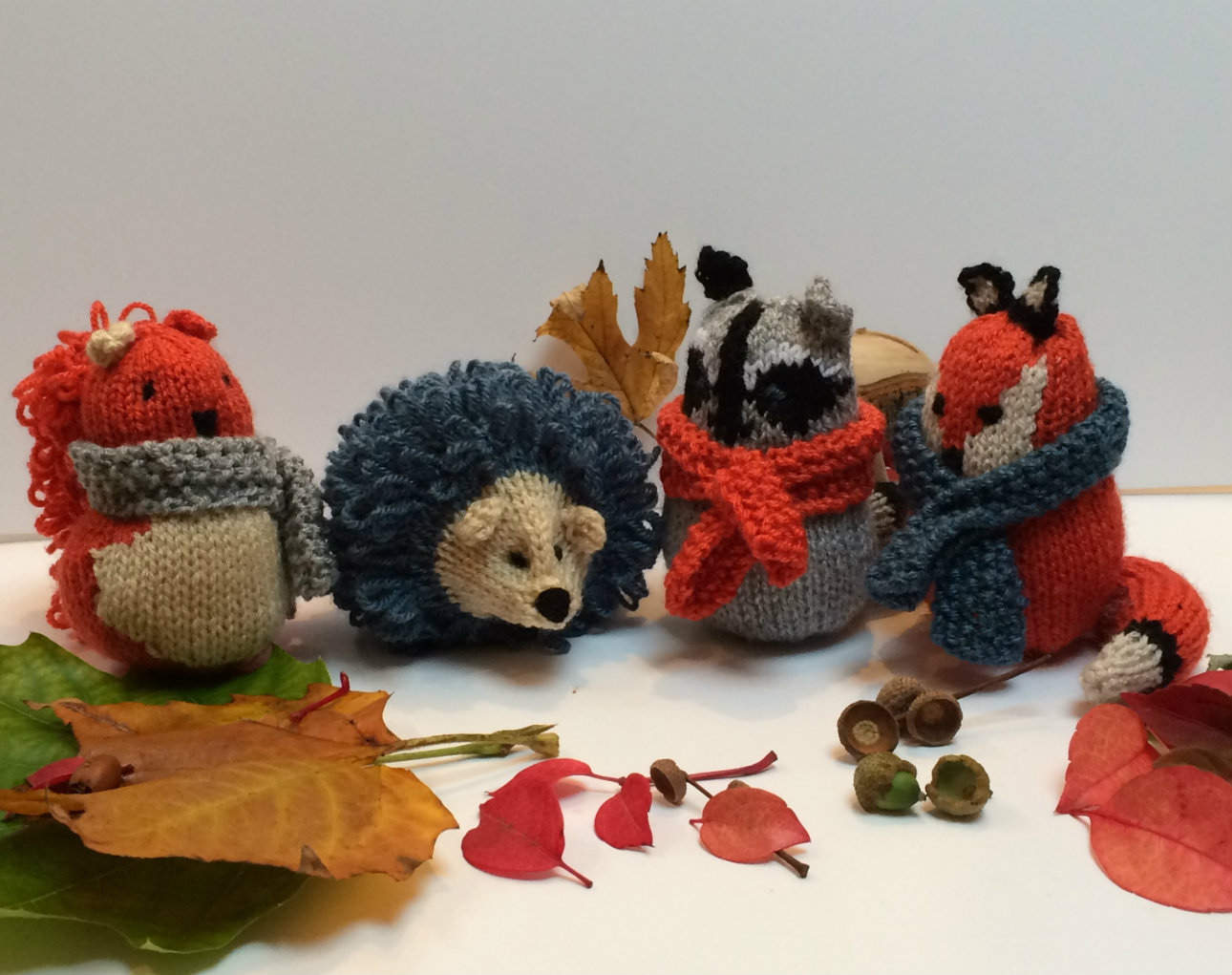 Woodland Animals Knitting Pattern