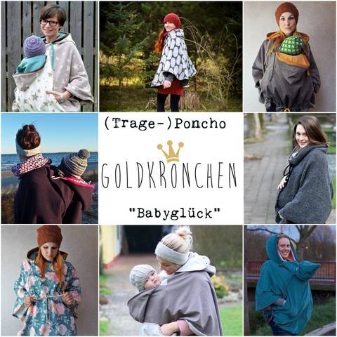 (Trage-) Poncho Babyglück Ebook Gr.32/34 - 54/56