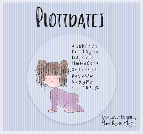 Plotterdatei Yela`s Kreativ Atelier " Babygirl "