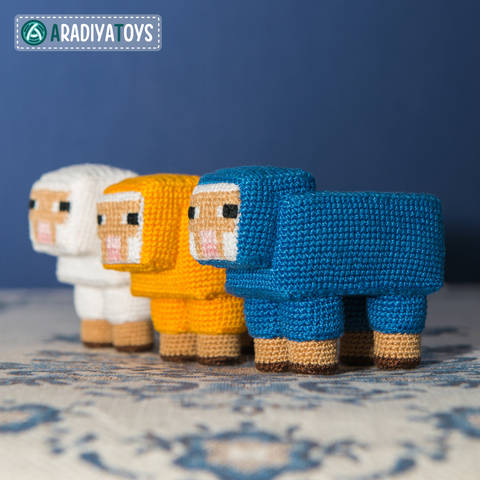 Modèle au crochet du Mouton de «Minecraft»