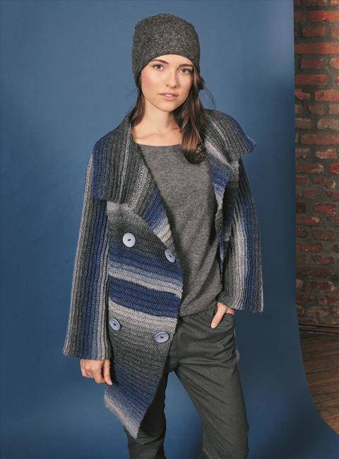 Cardigan im reliefartiger Optik