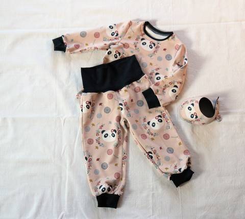 eBook: Set für Kinder & Babies nähen (Größe 110 - 116) Shirt, Hose, Halstuch