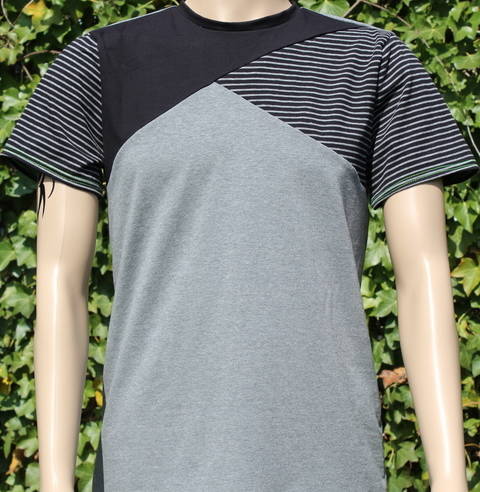 ✂ Schnittmuster Benedikt ✂ T-Shirt für Männer mit asymetrischer Teilung