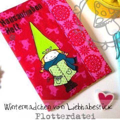 Plotterdatei Wintermädchen
