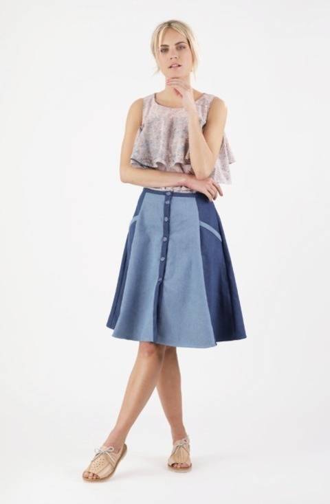 Schnittmuster und Nähanleitung Rock und Kleid Marta 2 in 1