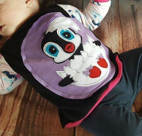 Pingu´s Eier(t)anz / Applikationsvorlage + Anleitung