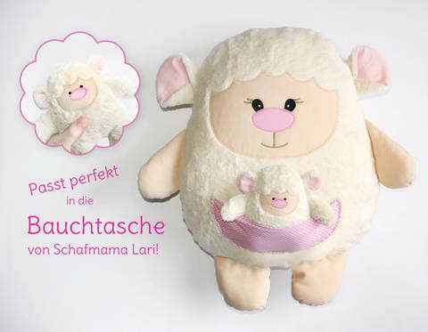 Nähanleitung und Schnittmuster Stofftiere Lari & Larinchen