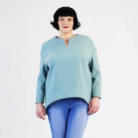 Betty Shirt grandes tailles - Patron et Instructions en Allemand et en Anglais