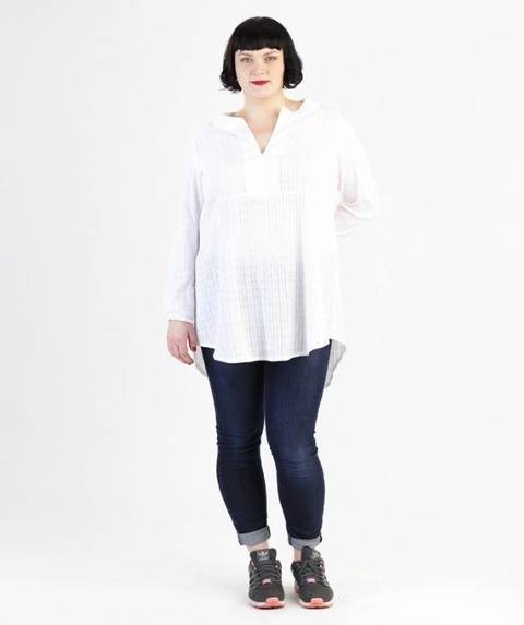 Katha tunique pour grandes tailles - Patron de couture et instruction en Allemand et en Anglais avec des images