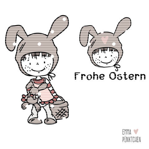 emmapünktchen ® - bobbie lillebo hase plotterdatei