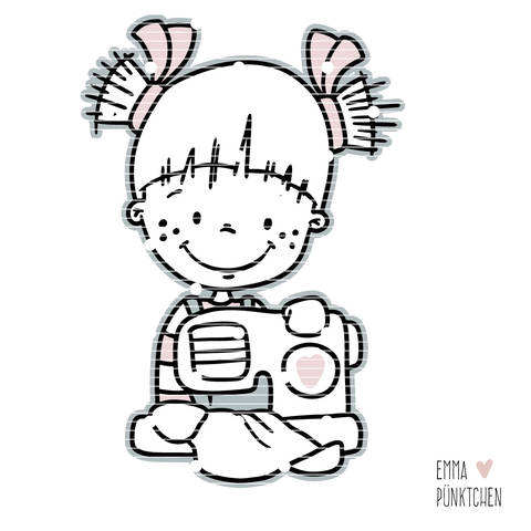 emmapünktchen ® - bobbie lillebo nähmaus plotterdatei