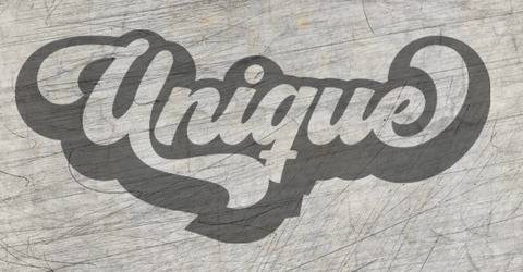 "Unique" Plotterdatei