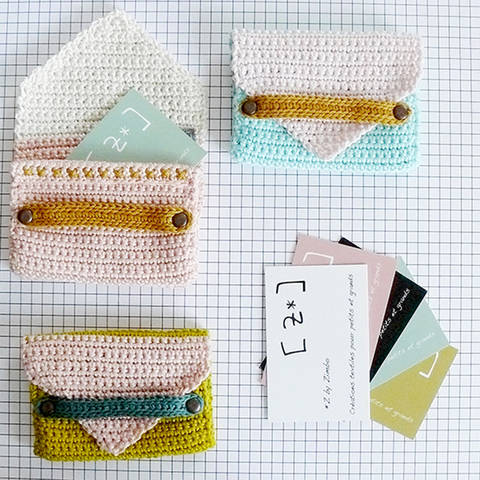 Porte-cartes - patron de crochet
