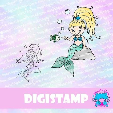 DigiStamp Meerjungfrau