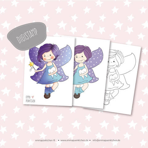 emmapünktchen ® – zahnfee DigiStamp