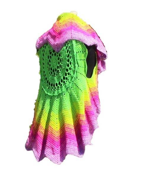 Crochet pattern Circular Vest “Lotus”