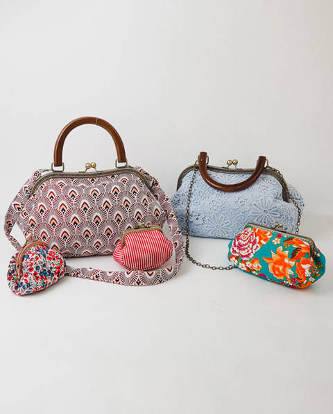 Marcel 3 patrons ( porte-monnaie + pochette + sac)
