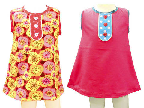 Jersey-Tunika ELLIE Nähanleitung und Schnittmuster Gr.86/92 bis 122/128