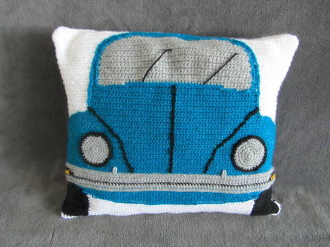 Auto Kissen Häkelanleitung