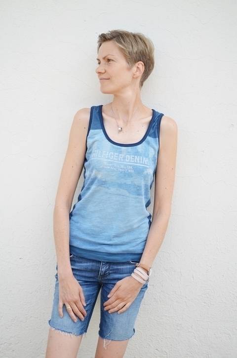 Damentop aus Jersey "Hope" Gr. 34-48