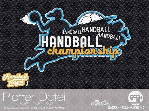 Plotter-Datei "Handball League" #1