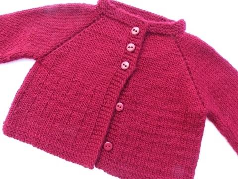 Strickanleitung, Raglanjacke für die Kleinsten