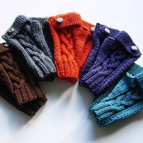 Yaëlle Fingerless gloves - English tutorial