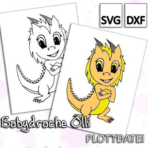 Babydrache Olli - Plottdatei