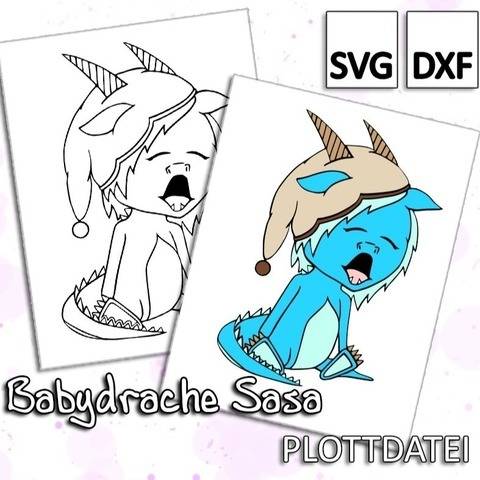 Babydrache Sasa - Plottdatei