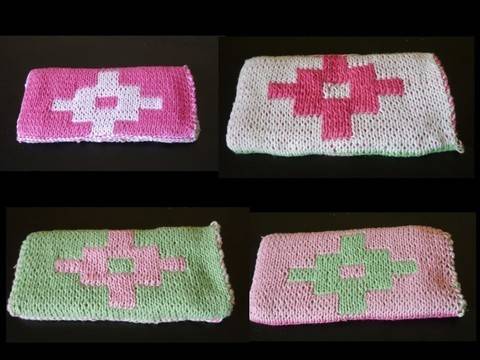 Doubleface-Handysocke Strickanleitung