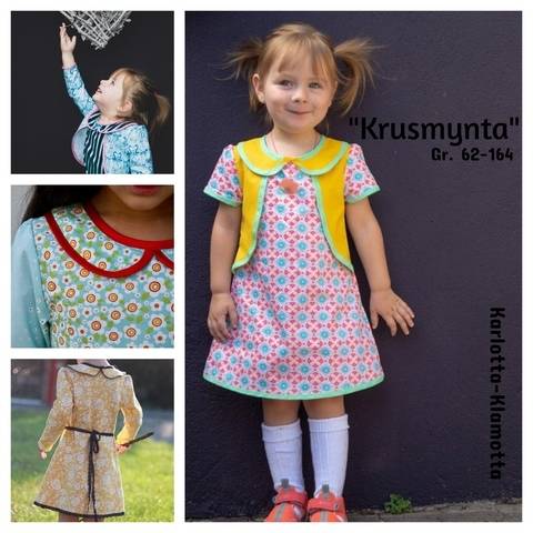 Kinderkleid "Krusmynta"
