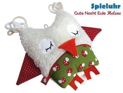Spieluhr "Gute Nacht Eule Helene" - Nähanleitung & Schnittmuster