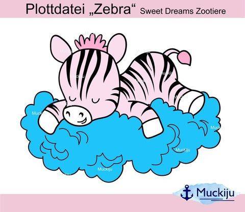 Plottdatei "Zebra" Sweet Dreams Zootiere