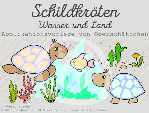 Applikationsvorlage Schildkröten