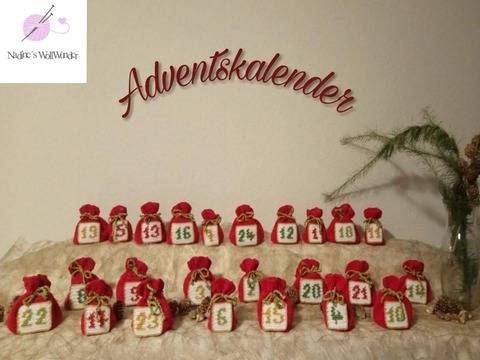 Häkelanleitung: Adventskalender