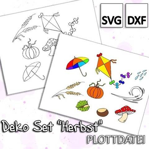 Deko Set "Herbst" - Plottdatei