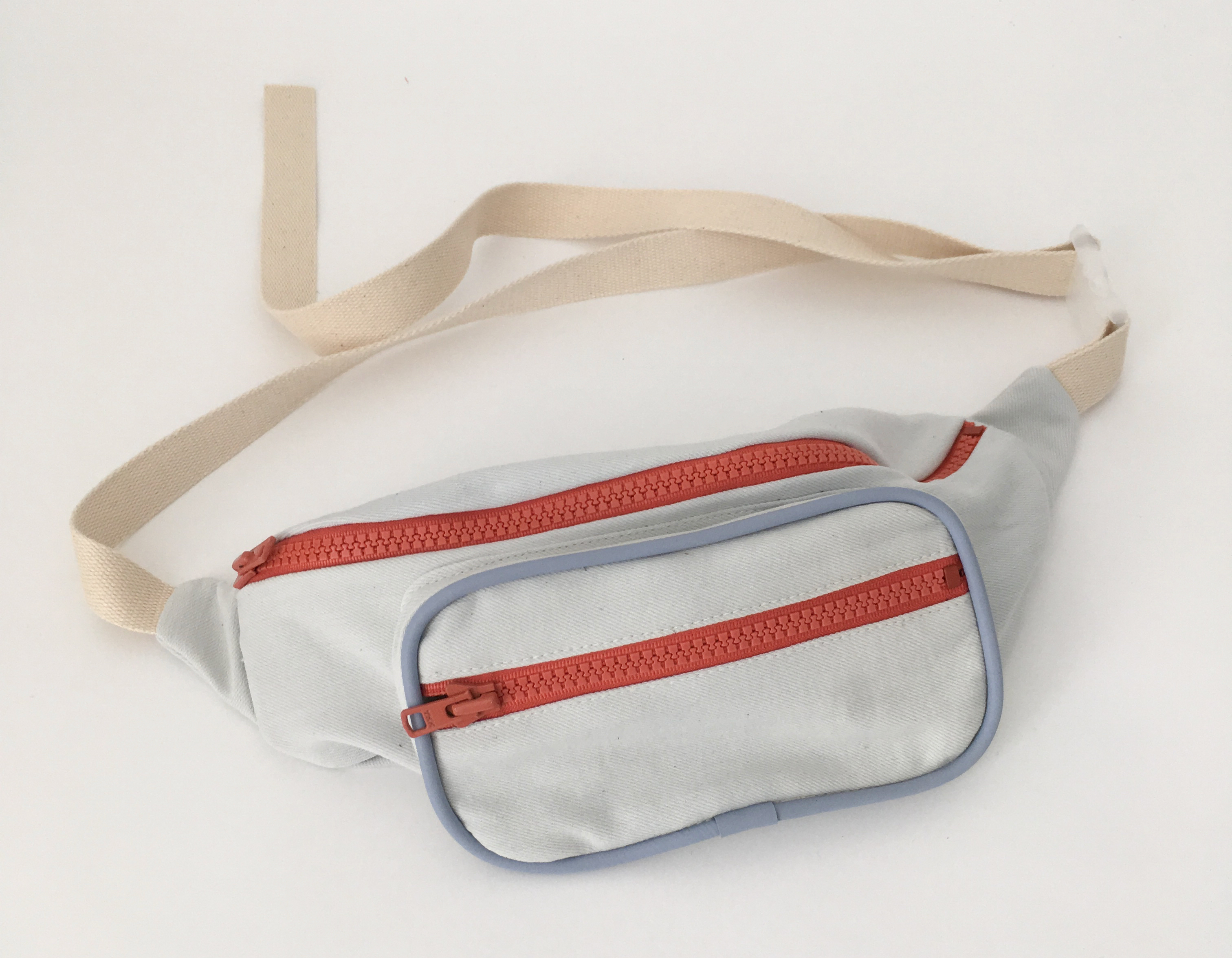 Fanny pack Hip bag Jean fabric Festival bag
