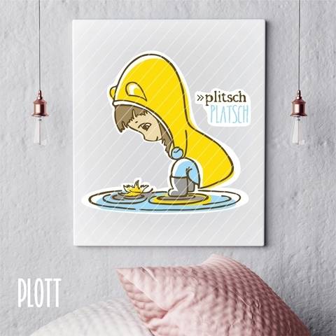 Plottdatei ♥ Emma 1 "Plitsch Platsch"