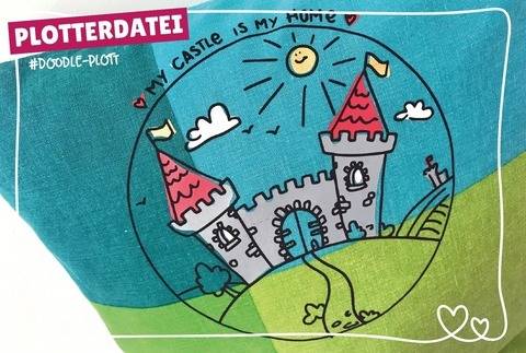 Ritterburg | Plott & Malvorlage