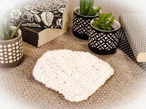 Strickanleitung Karo mit feinen Strukturen