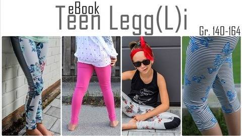 Teen LeggLi / Leggings / Anleitung + Schnittmuster