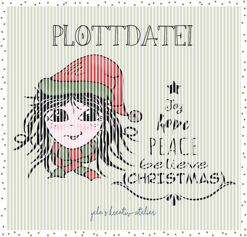 Plotterdatei Yela`s Kreativ Atelier " Elfenportrait"