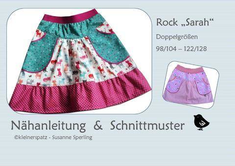 Nähanleitung und Schnittmuster Rock Sarah