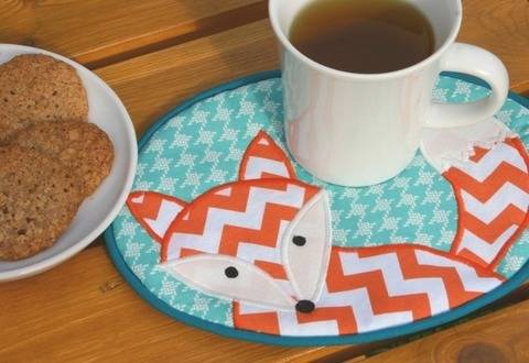 E-Book Mug Rug Fietsi Fuchs - Nähanleitung & Schnittmuster