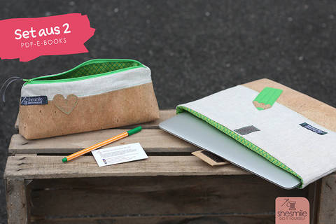 Stiftemäppchen und Schutztasche (Set mit 2 PDF-E-Books)