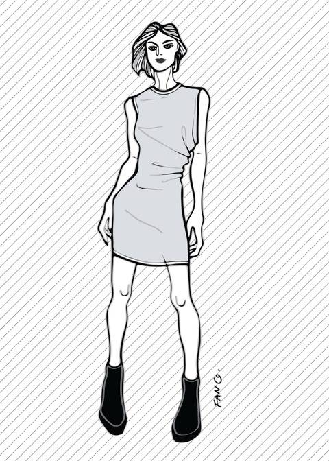 RUBY the draped dress - PDF sewing pattern