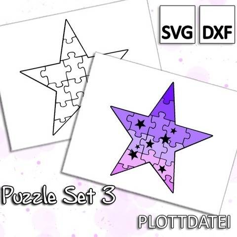 Puzzle Set 3 - Stern Puzzle - Plottdatei