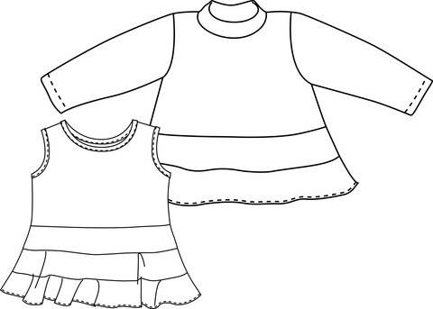 "Stufenshirt" Gr.50-92
